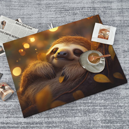 Cute Sloth Pattern Kitchen Drying Mat
